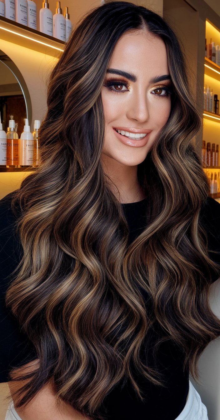 Winter Hairstyle Trends, Dark Hair Colors Winter Hairstyle Trends, Dark Hair Colors