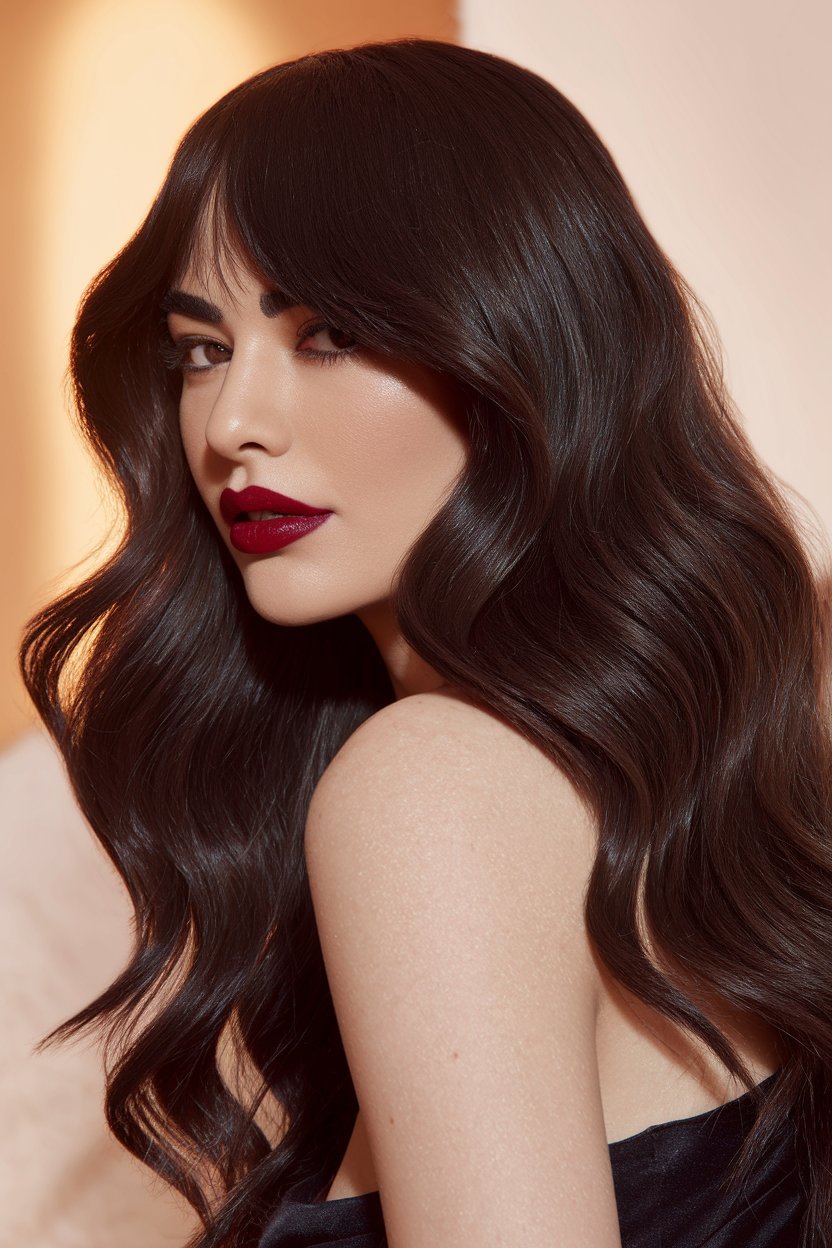 Winter Hairstyle Trends, Dark Hair Colors Winter Hairstyle Trends, Dark Hair Colors