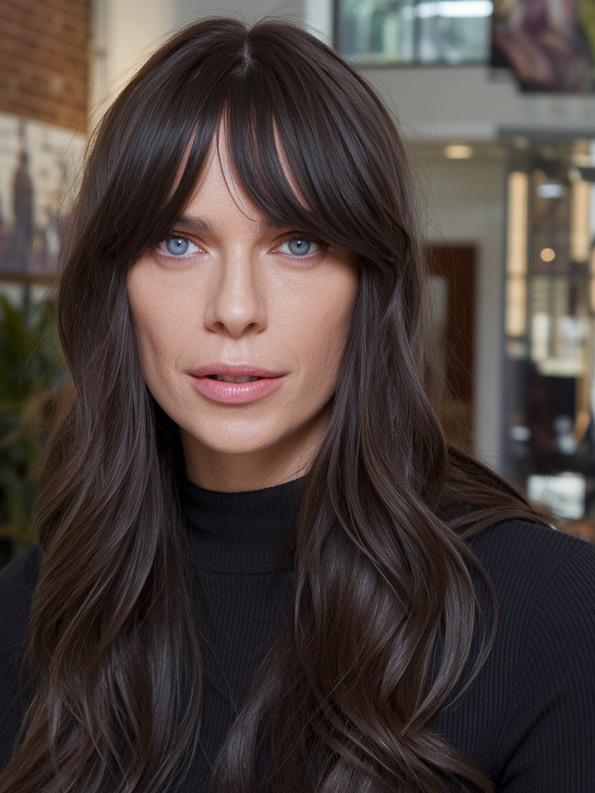 Winter Hairstyle Trends, Dark Hair Colors Winter Hairstyle Trends, Dark Hair Colors