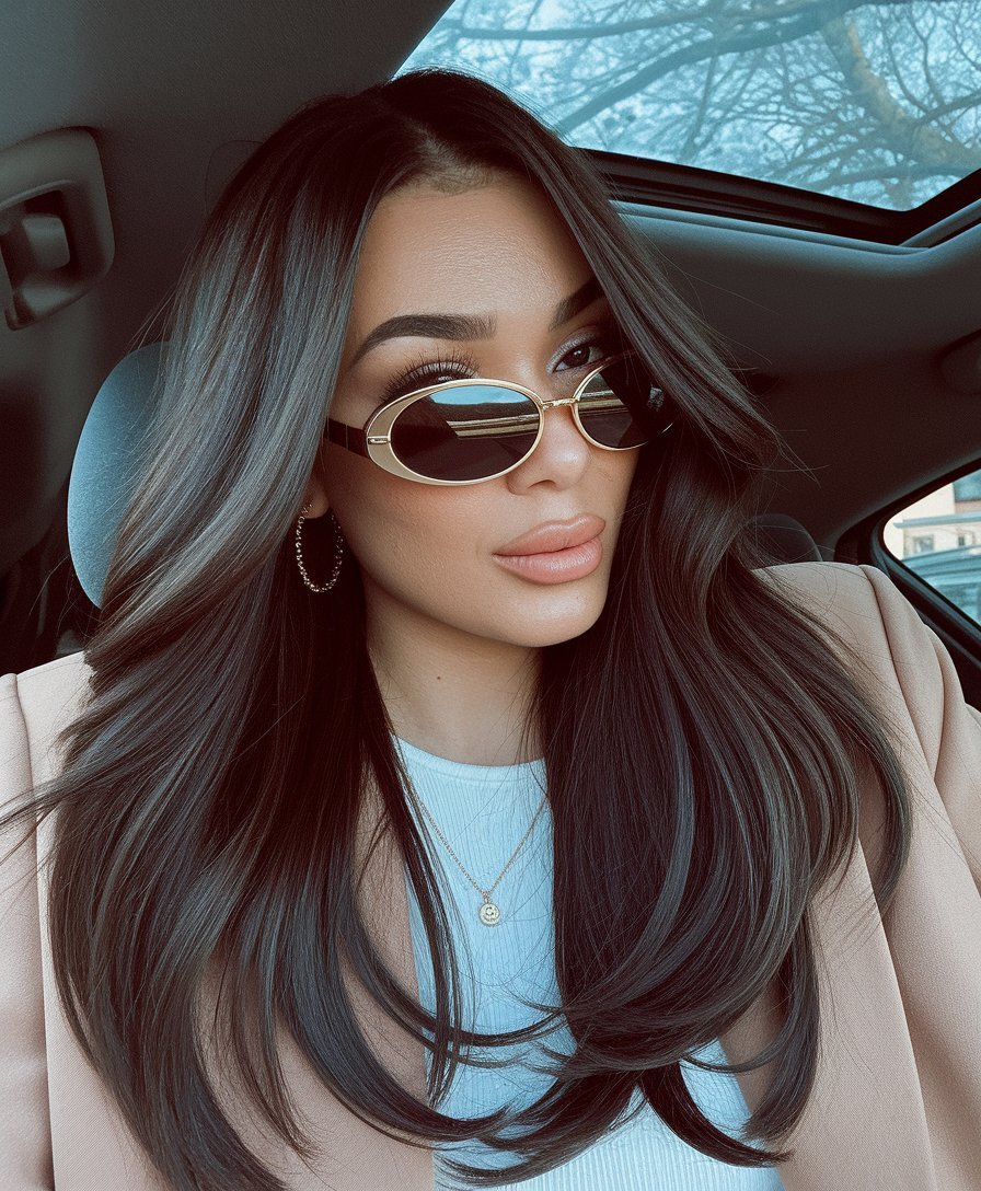 Winter Hairstyle Trends, Dark Hair Colors Winter Hairstyle Trends, Dark Hair Colors