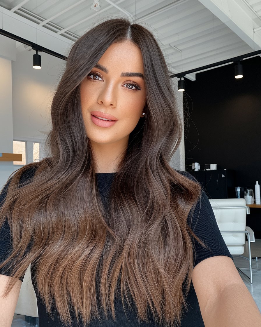 Winter Hairstyle Trends, Dark Hair Colors Winter Hairstyle Trends, Dark Hair Colors