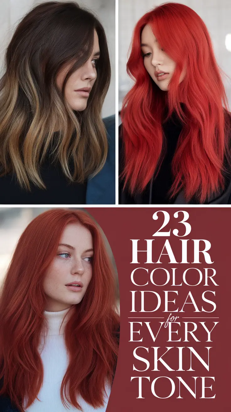 hair color trends, stunning hues