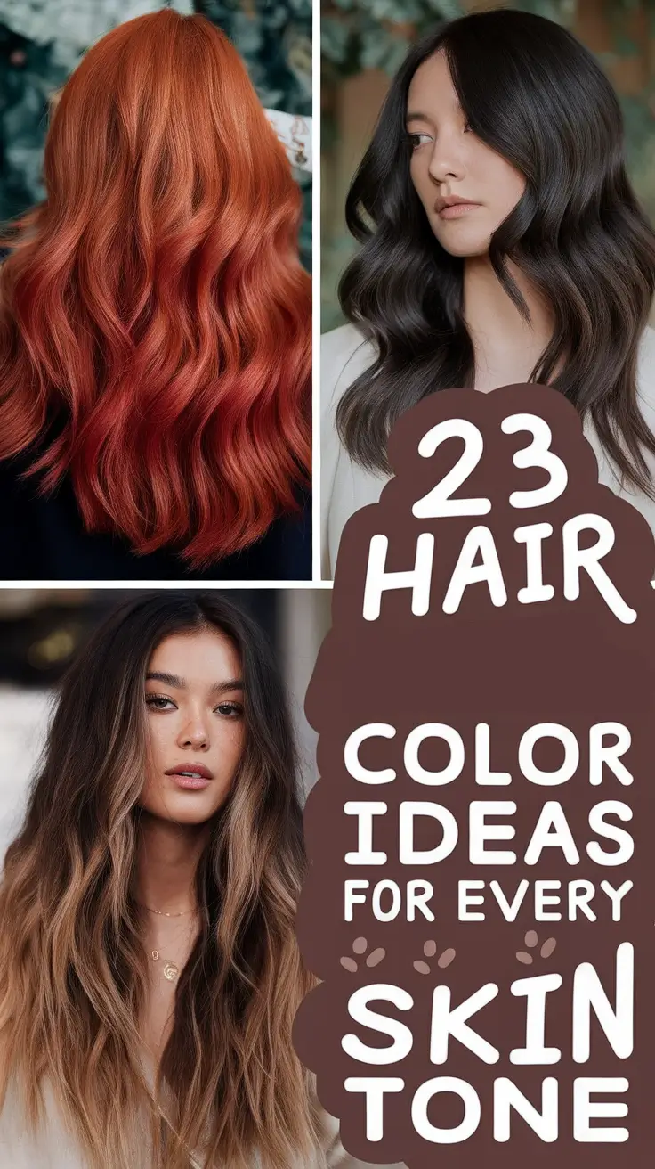 hair color trends, stunning hues