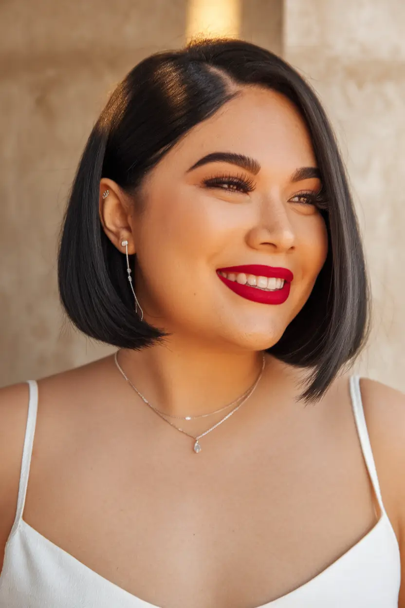 Fall Hairstyle, Round Faces