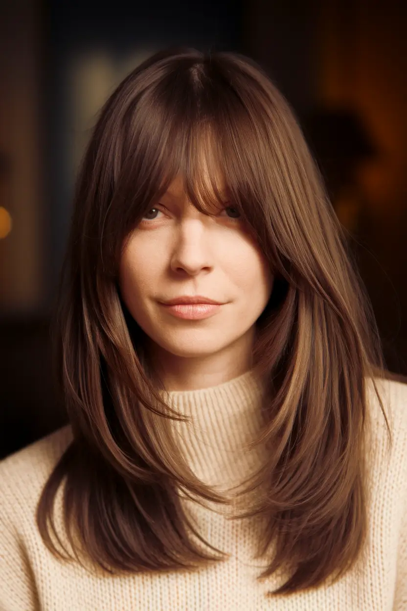 Fall Hairstyle, Round Faces