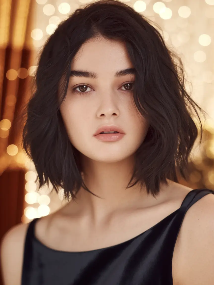 Fall Hairstyle, Round Faces