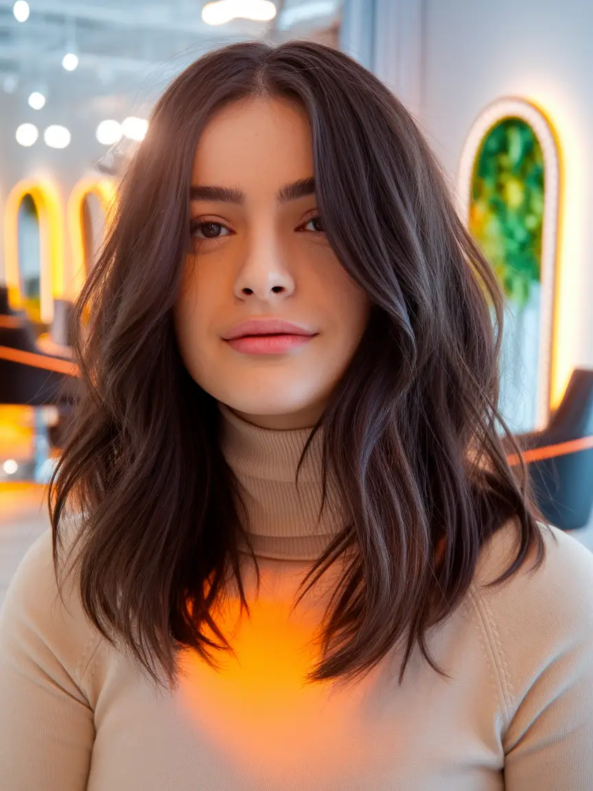 Fall Hairstyle, Round Faces