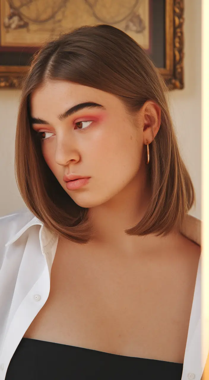 Fall Hairstyle, Round Faces