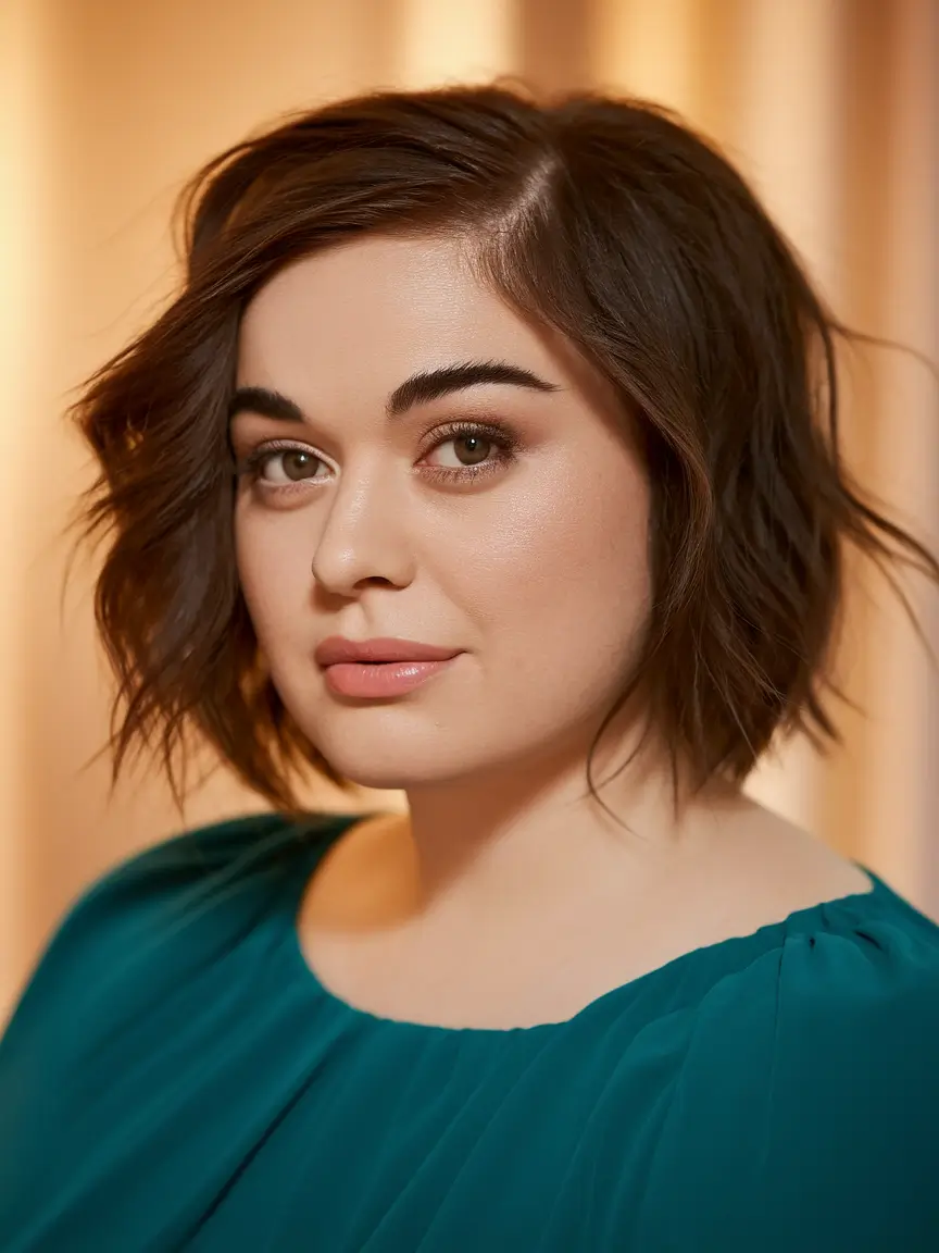 Fall Hairstyle, Round Faces