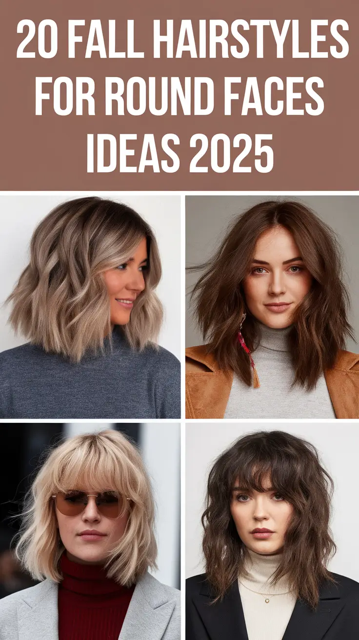 Fall Hairstyle, Round Faces