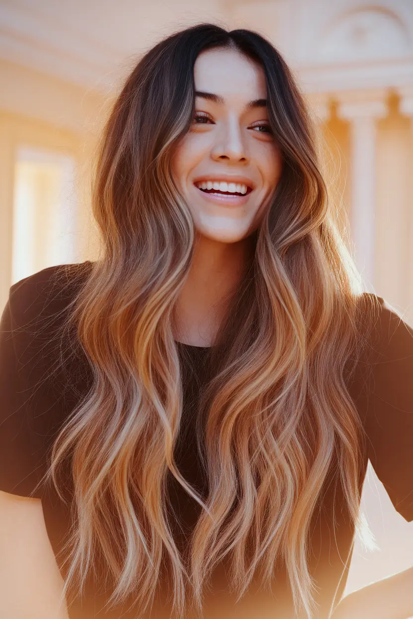 Fall 2025 Hair Color Trends, Caramel Highlights, Rich Copper Shades