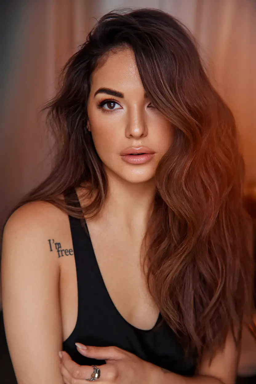 Fall 2025 Hair Color Trends, Caramel Highlights, Rich Copper Shades