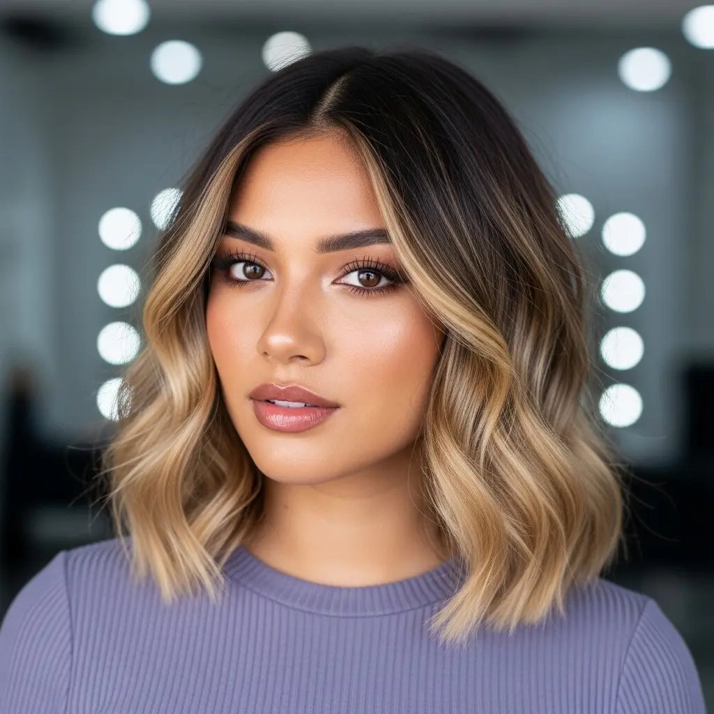Stylish Lob, Fine Hair