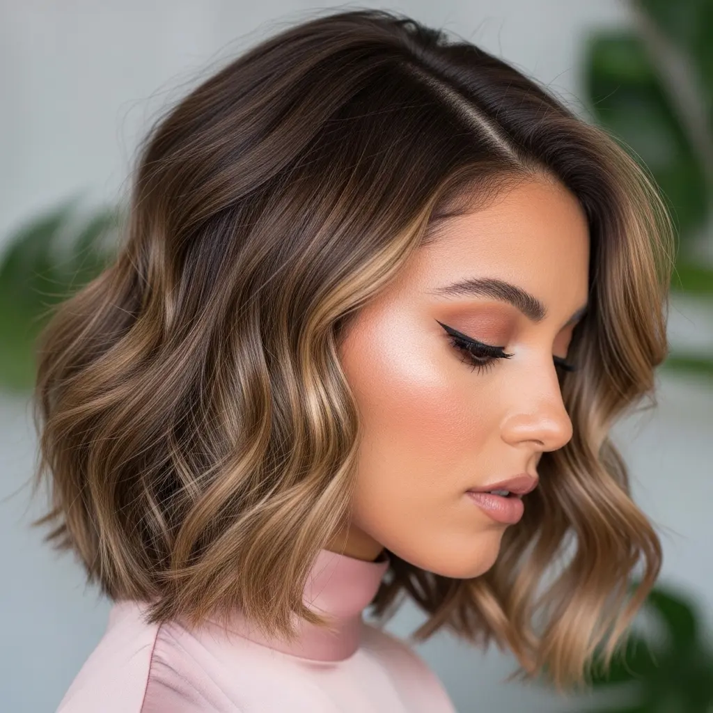 Stylish Lob, Fine Hair