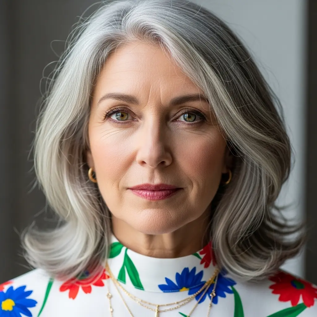 Stylish Lob, Fine Hair