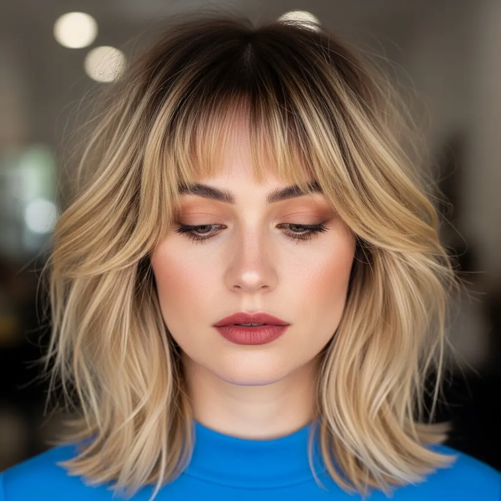 Stylish Lob, Fine Hair