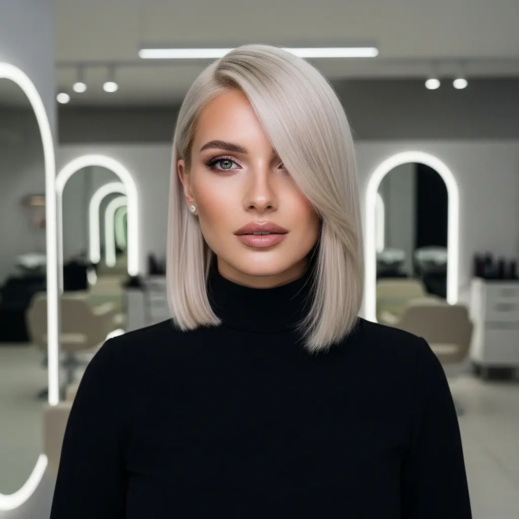 Stylish Lob, Haircut