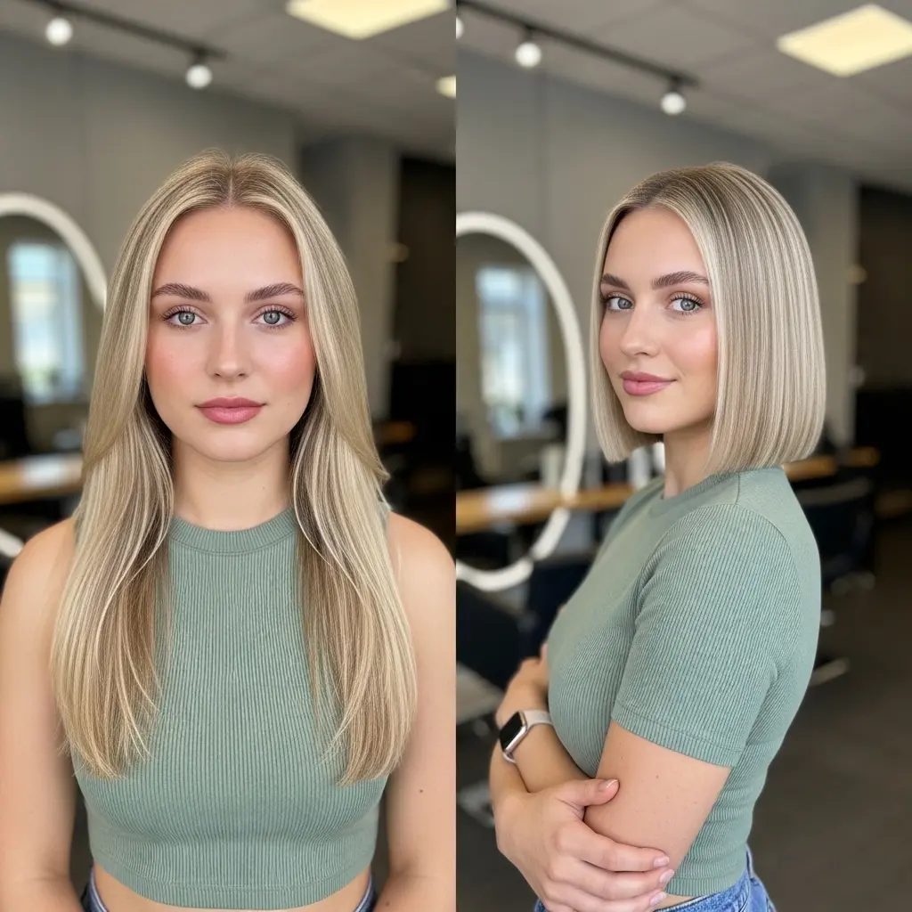 Stylish Lob, Haircut