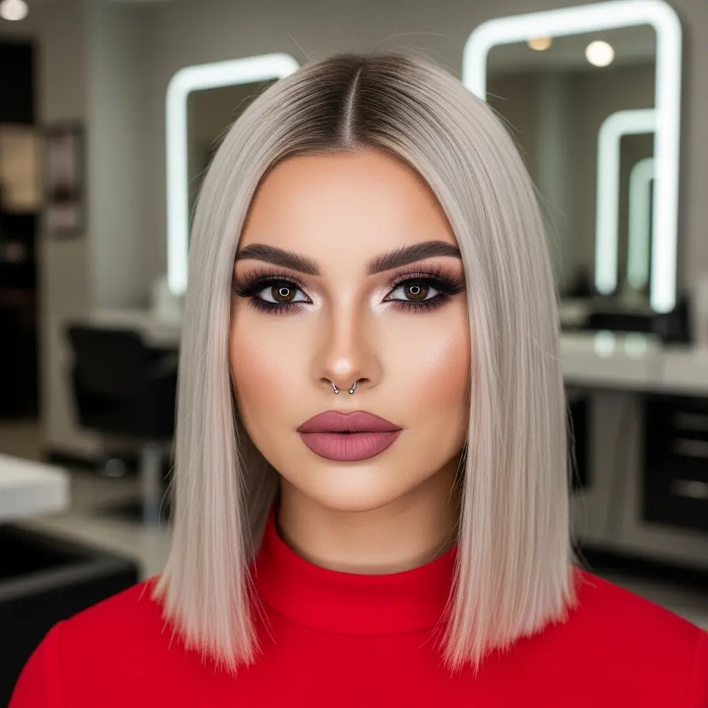 Stylish Lob, Haircut