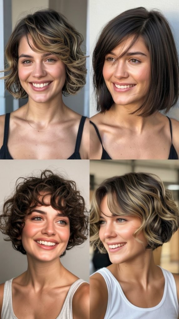 Short Bob, Thick Hair Short Bob, Thick Hair
