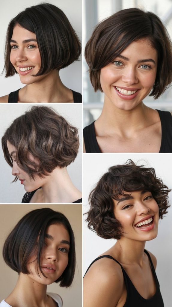 Short Bob, Thick Hair Short Bob, Thick Hair