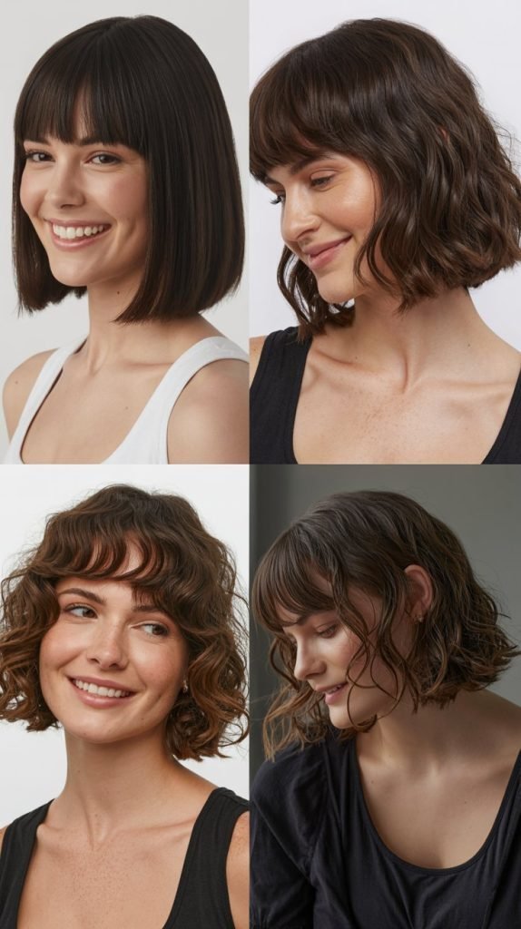 Short Bob, Thick Hair Short Bob, Thick Hair