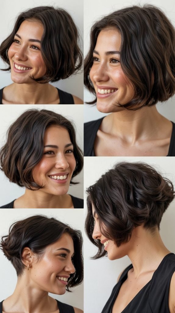 Short Bob, Thick Hair Short Bob, Thick Hair