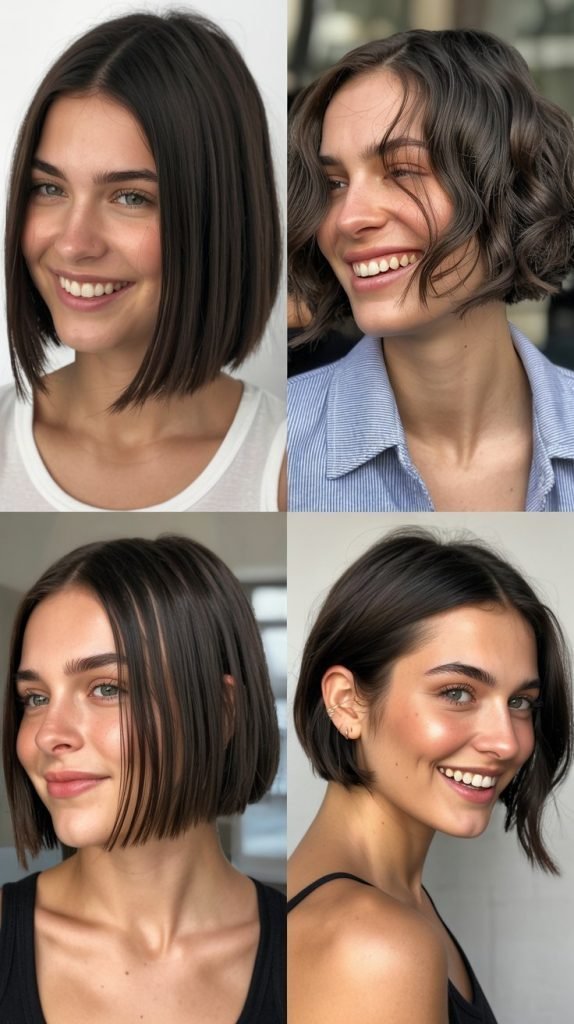 Short Bob, Thick Hair Short Bob, Thick Hair