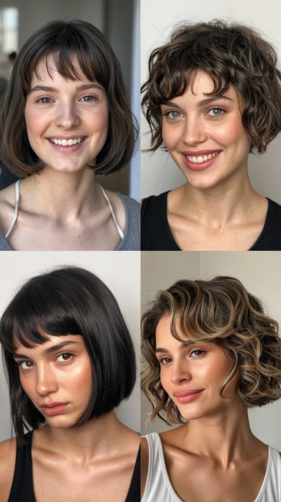 Short Bob, Thick Hair Short Bob, Thick Hair