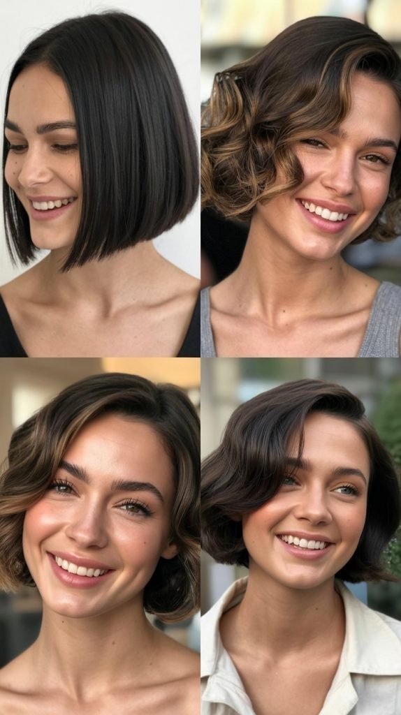Short Bob, Thick Hair Short Bob, Thick Hair
