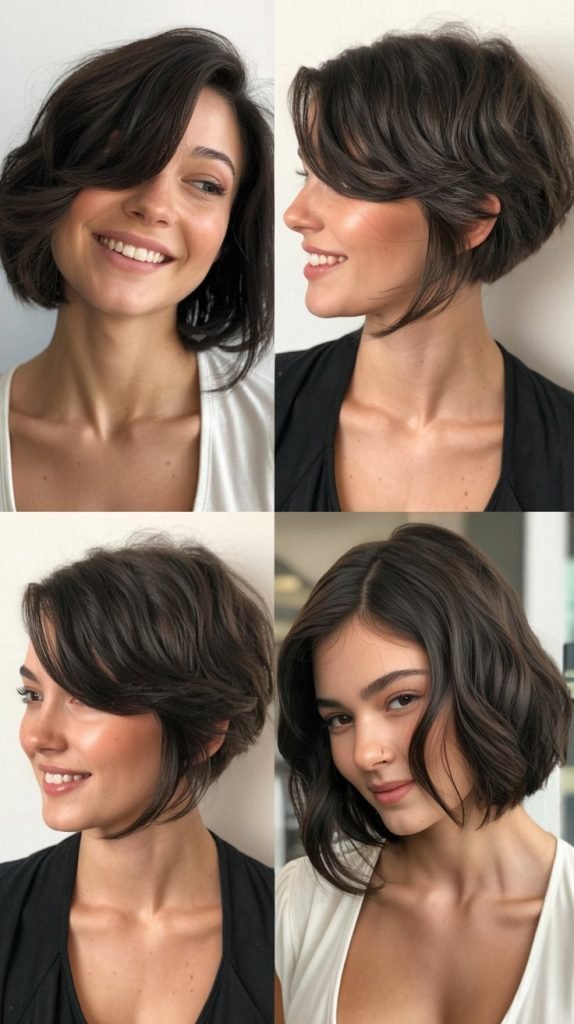 Short Bob, Thick Hair Short Bob, Thick Hair