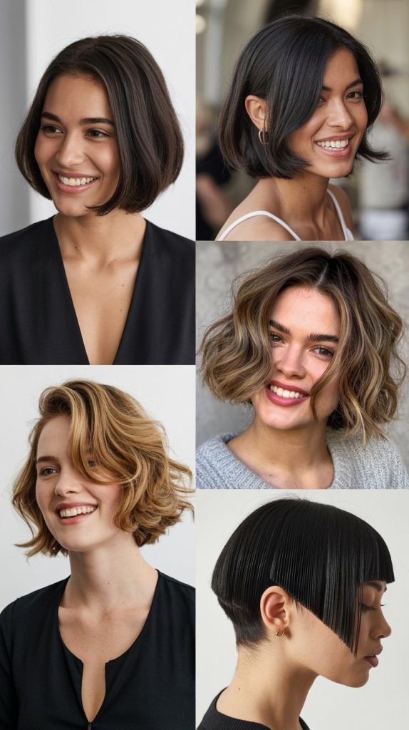 Short Bob, Thick Hair Short Bob, Thick Hair