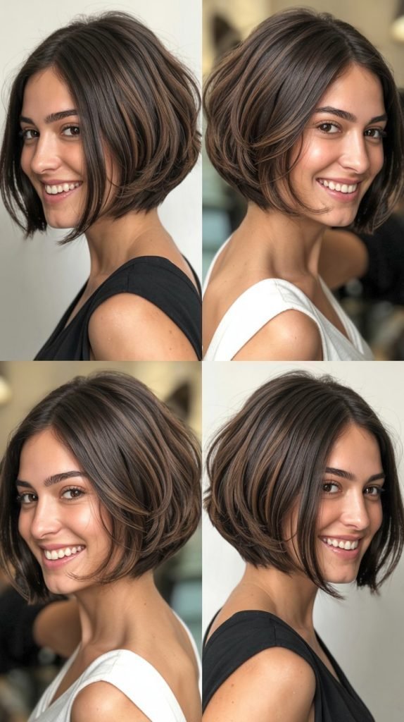 Short Bob, Thick Hair Short Bob, Thick Hair