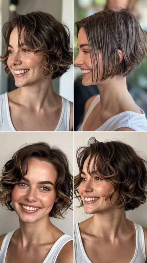 Short Bob, Thick Hair Short Bob, Thick Hair