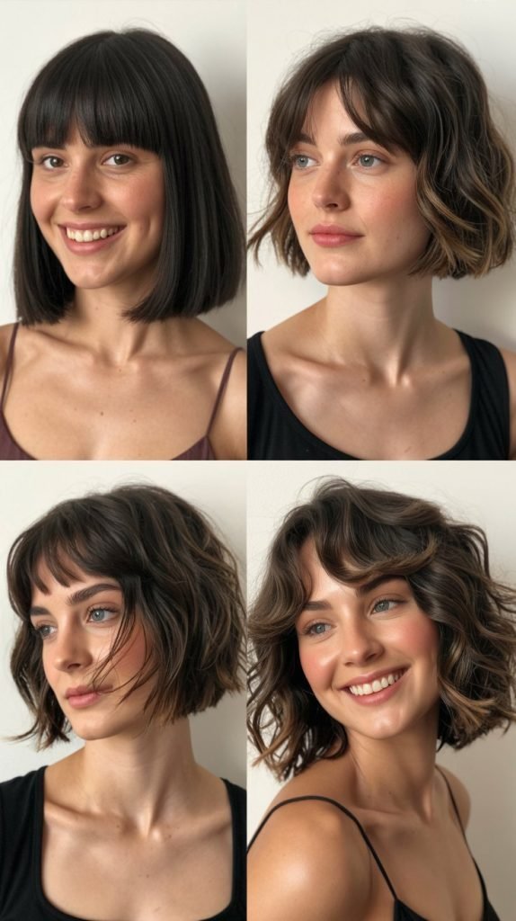 Short Bob, Thick Hair Short Bob, Thick Hair