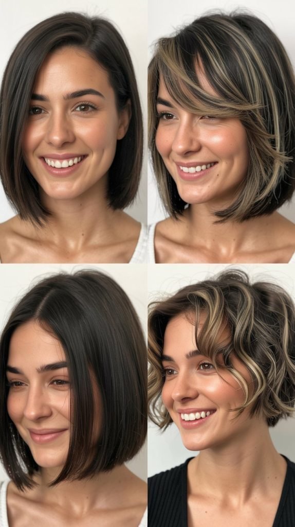 Short Bob, Thick Hair Short Bob, Thick Hair