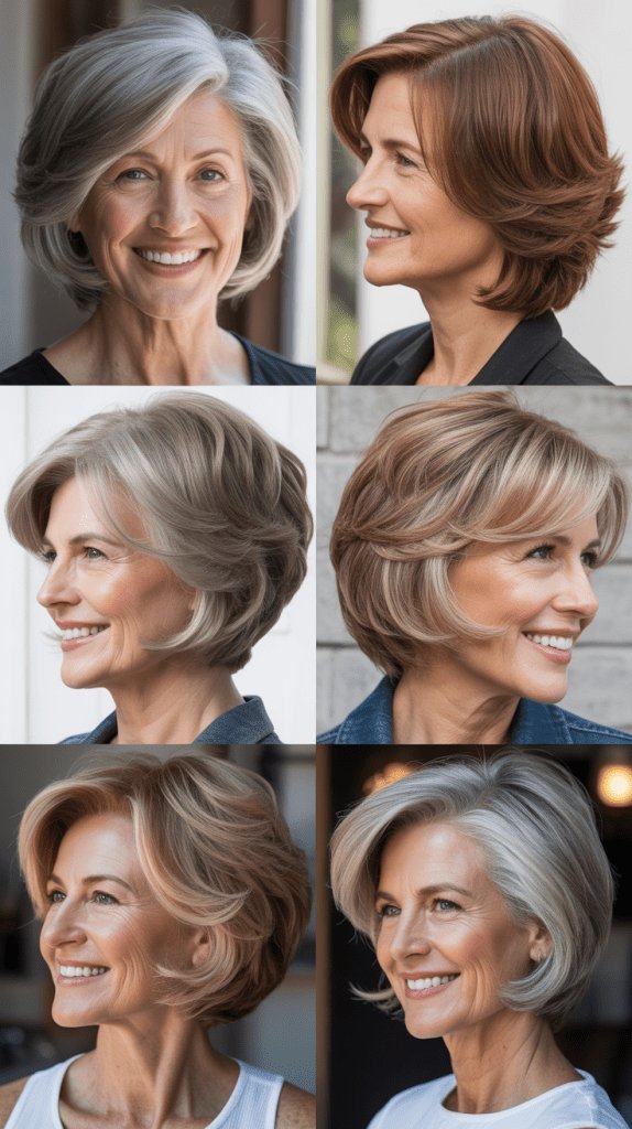Stylish Bob, Women Over 50 Stylish Bob, Women Over 50