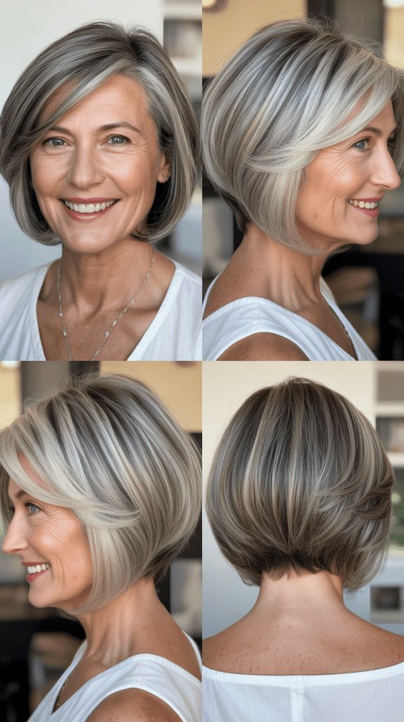 Stylish Bob, Women Over 50 Stylish Bob, Women Over 50