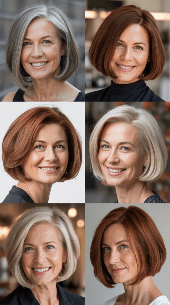 Stylish Bob, Women Over 50 Stylish Bob, Women Over 50