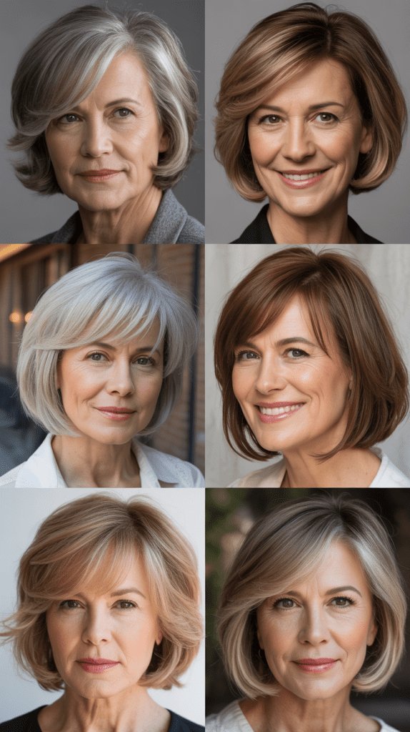 Stylish Bob, Women Over 50 Stylish Bob, Women Over 50