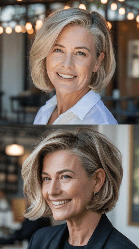 Stylish Bob, Women Over 50 Stylish Bob, Women Over 50