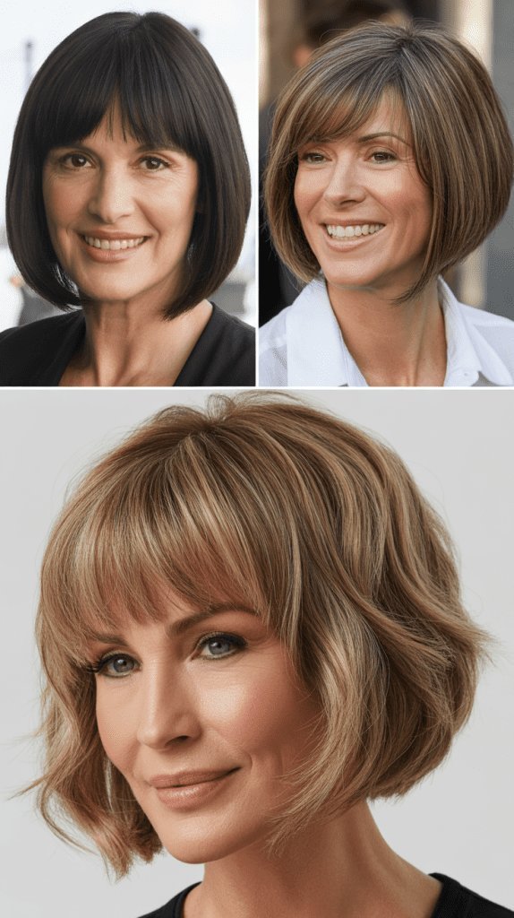 Stylish Bob, Women Over 50 Stylish Bob, Women Over 50