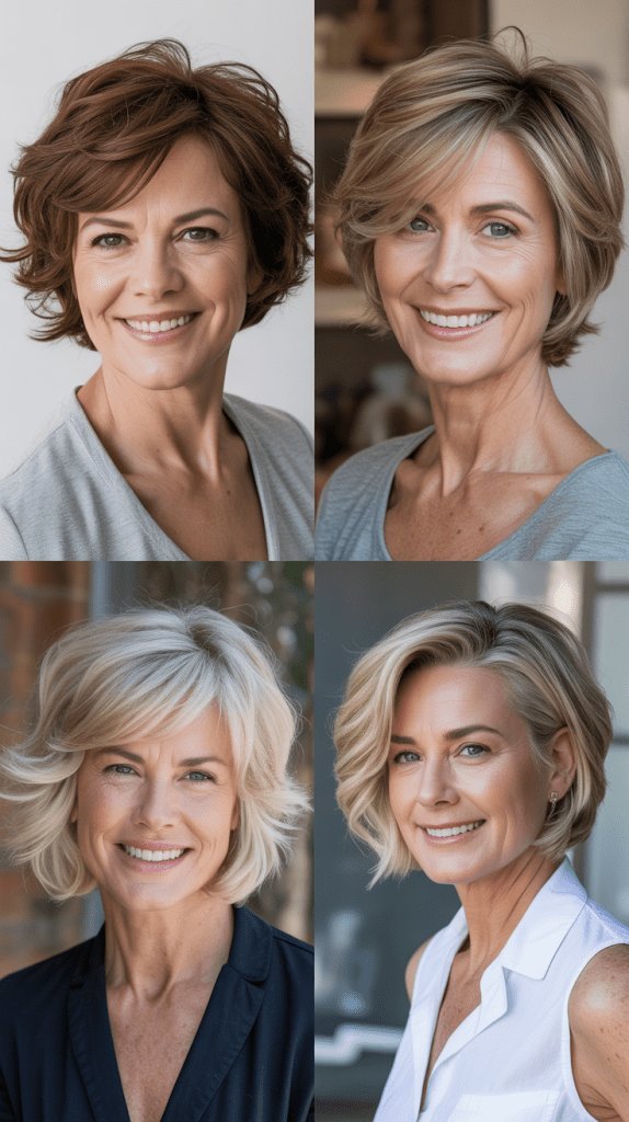 Stylish Bob, Women Over 50 Stylish Bob, Women Over 50