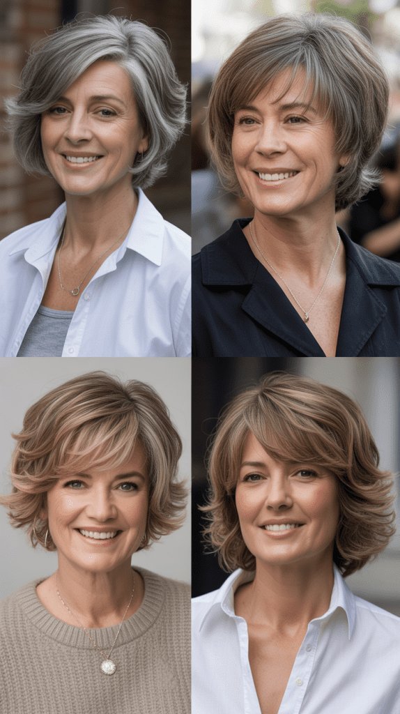 Stylish Bob, Women Over 50 Stylish Bob, Women Over 50