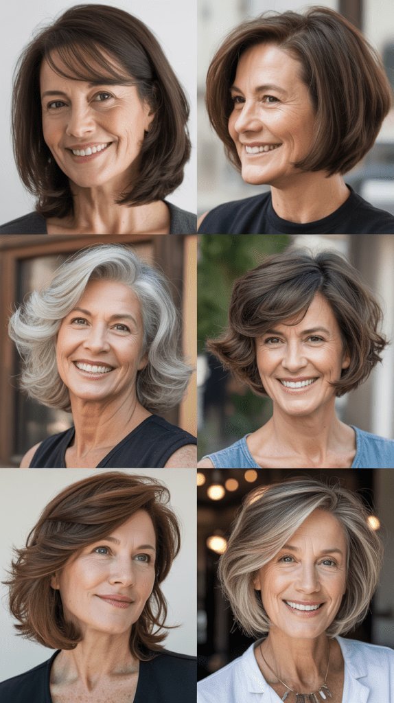 Stylish Bob, Women Over 50 Stylish Bob, Women Over 50