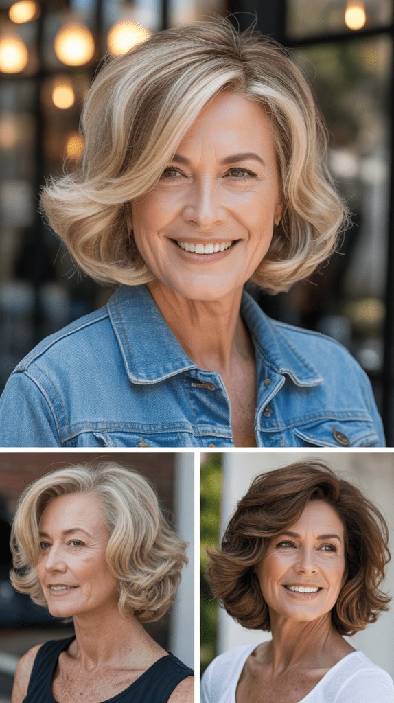 Stylish Bob, Women Over 50 Stylish Bob, Women Over 50