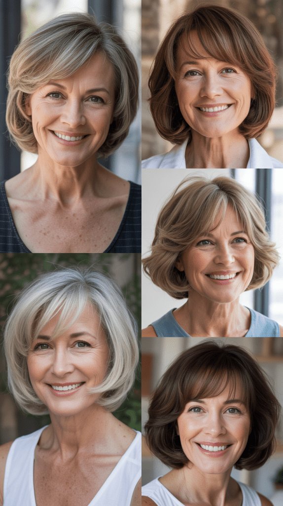 Stylish Bob, Women Over 50 Stylish Bob, Women Over 50