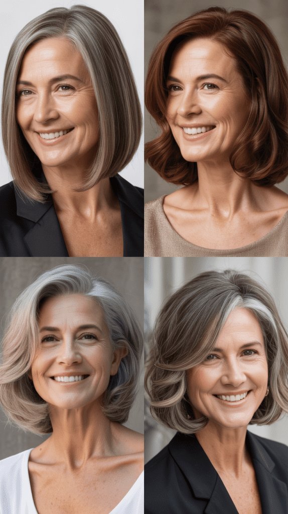 Stylish Bob, Women Over 50 Stylish Bob, Women Over 50