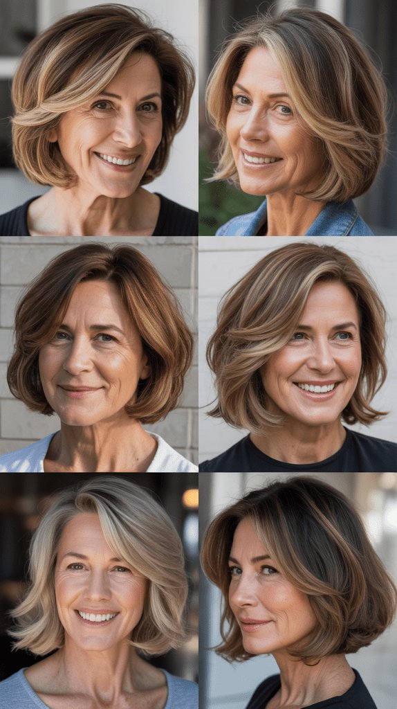 Stylish Bob, Women Over 50 Stylish Bob, Women Over 50