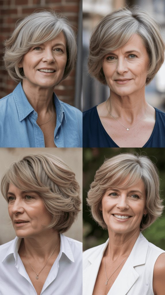 Stylish Bob, Women Over 50 Stylish Bob, Women Over 50